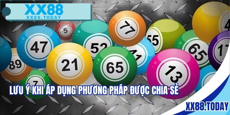 Lưu ý khi áp dụng phương pháp được chia sẻ